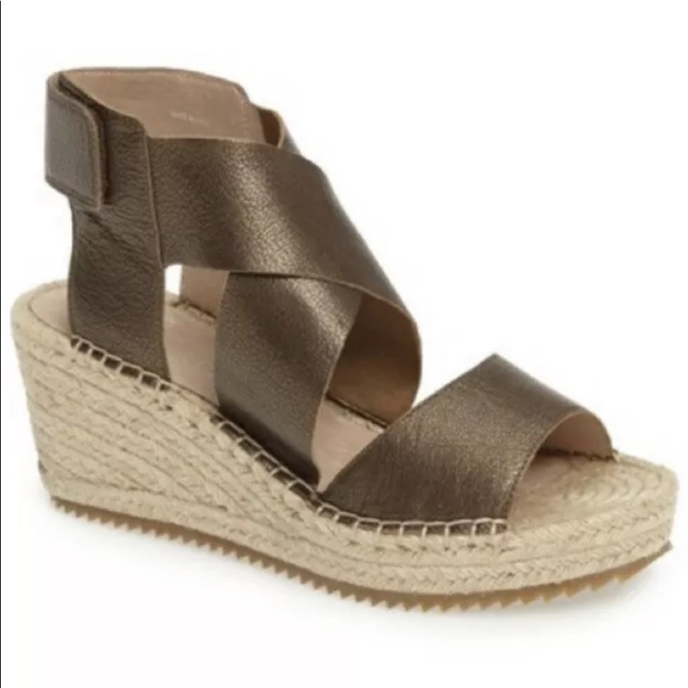 Eileen Fisher Willow Bronze Wedge Espadrille